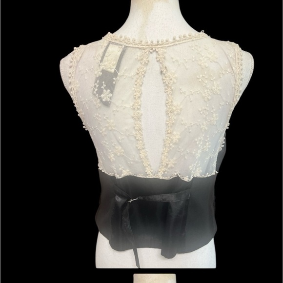 Moon Collection, ladies, black and cream vest size large very good condition - Picture 3 of 15